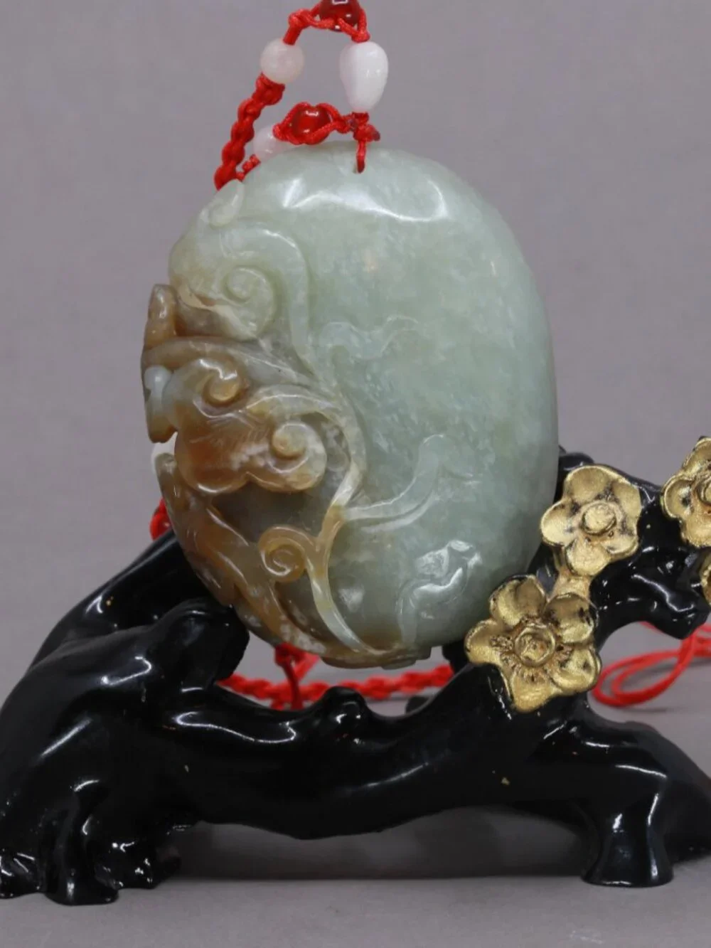 Chinese Hetian Jade Statue w Toad